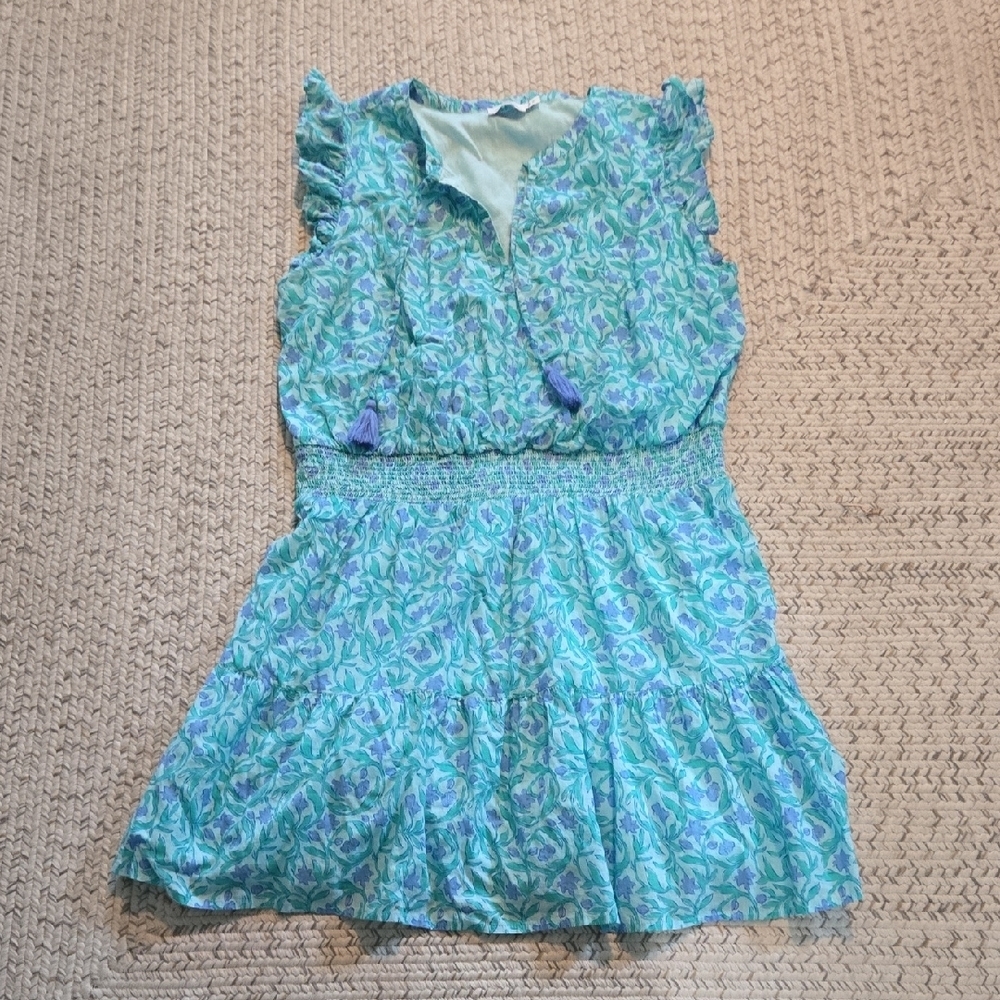 Vineyard Vines Aqua and Lavender  Dress